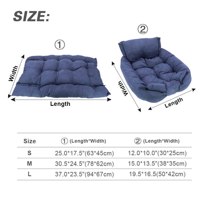 MyPetStop™ 3-in-1 Convertible Pet Bed – Comfort Your Pet Deserves