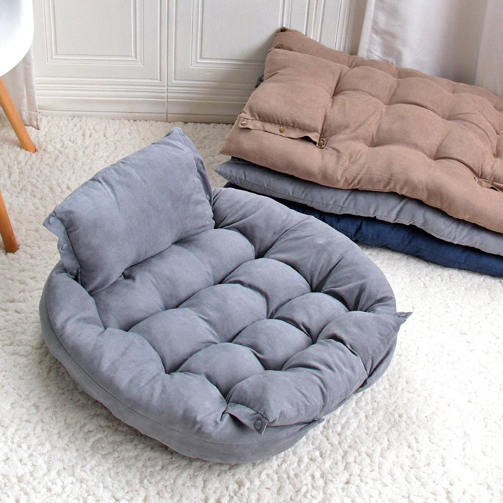 MyPetStop™ 3-in-1 Convertible Pet Bed – Comfort Your Pet Deserves