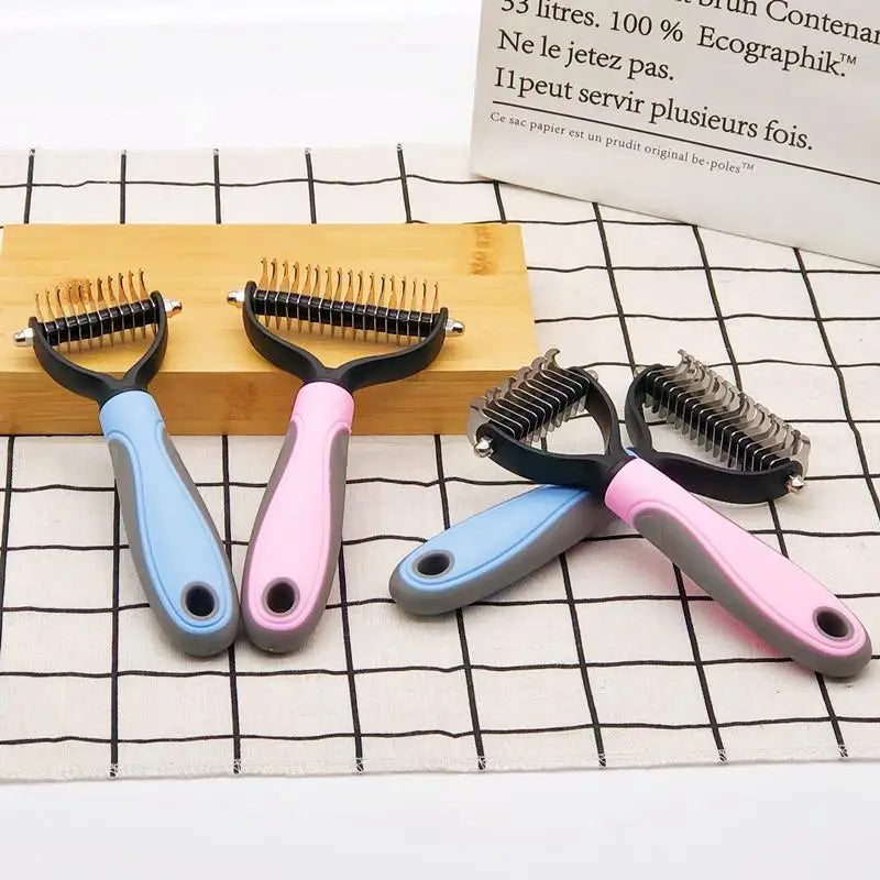 MyPetStop™ CleanGlide Deshedding Brush for Cats & Dogs