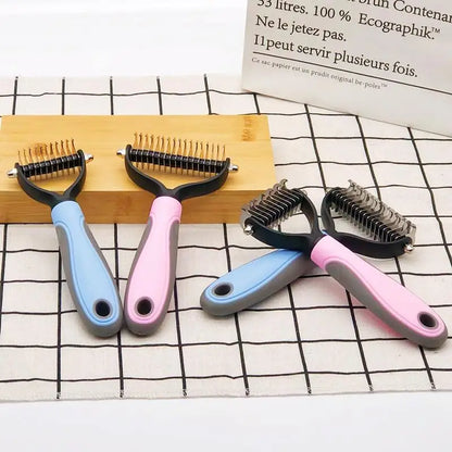MyPetStop™ CleanGlide Deshedding Brush for Cats & Dogs