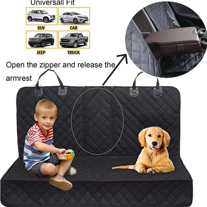 MyPetStop™ Waterproof Dog Car Seat Cover – Ultimate Backseat Protector