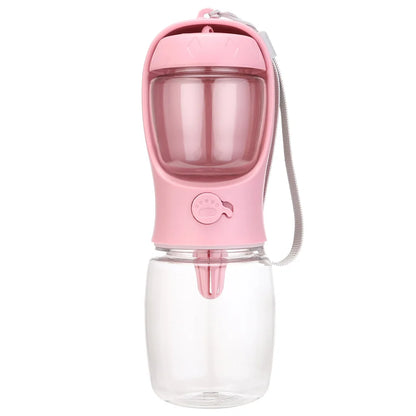 MyPetStop™ HydroSnack 2-in-1 Portable Pet Water Bottle & Food Dispenser for Dogs & Cats