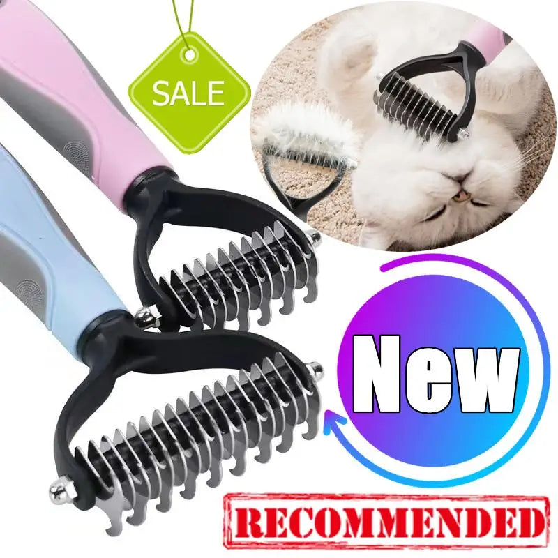 MyPetStop™ CleanGlide Deshedding Brush for Cats & Dogs
