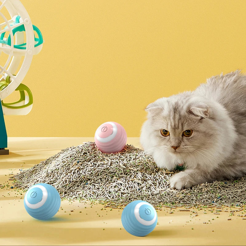MyPetStop™ Smart Motion Cat Toy Ball – Endless Play, Zero Effort