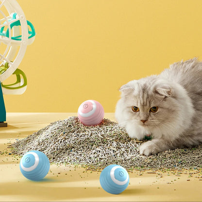 MyPetStop™ Smart Motion Cat Toy Ball – Endless Play, Zero Effort