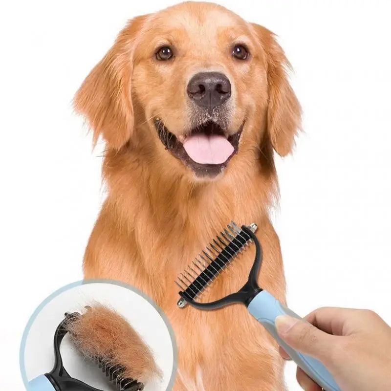 MyPetStop™ CleanGlide Deshedding Brush for Cats & Dogs