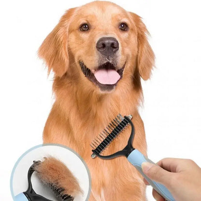 MyPetStop™ CleanGlide Deshedding Brush for Cats & Dogs