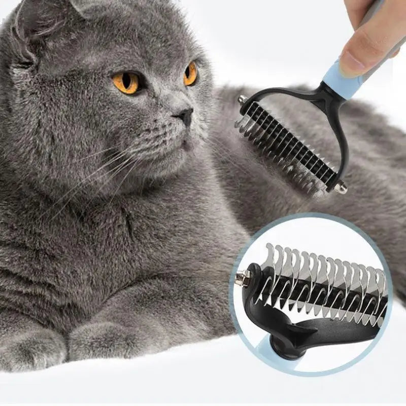 MyPetStop™ CleanGlide Deshedding Brush for Cats & Dogs