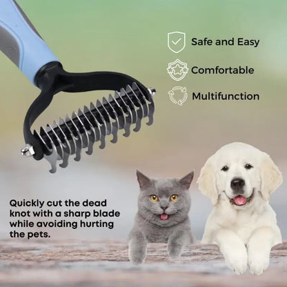 MyPetStop™ CleanGlide Deshedding Brush for Cats & Dogs