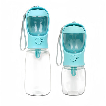 MyPetStop™ HydroSnack 2-in-1 Portable Pet Water Bottle & Food Dispenser for Dogs & Cats