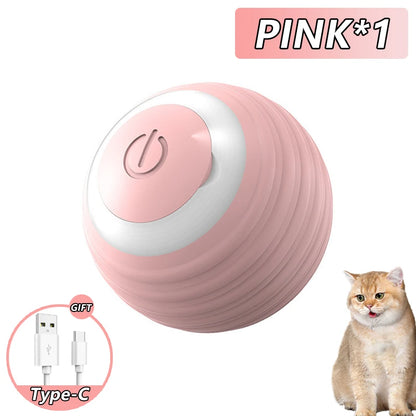 MyPetStop™ Smart Motion Cat Toy Ball – Endless Play, Zero Effort