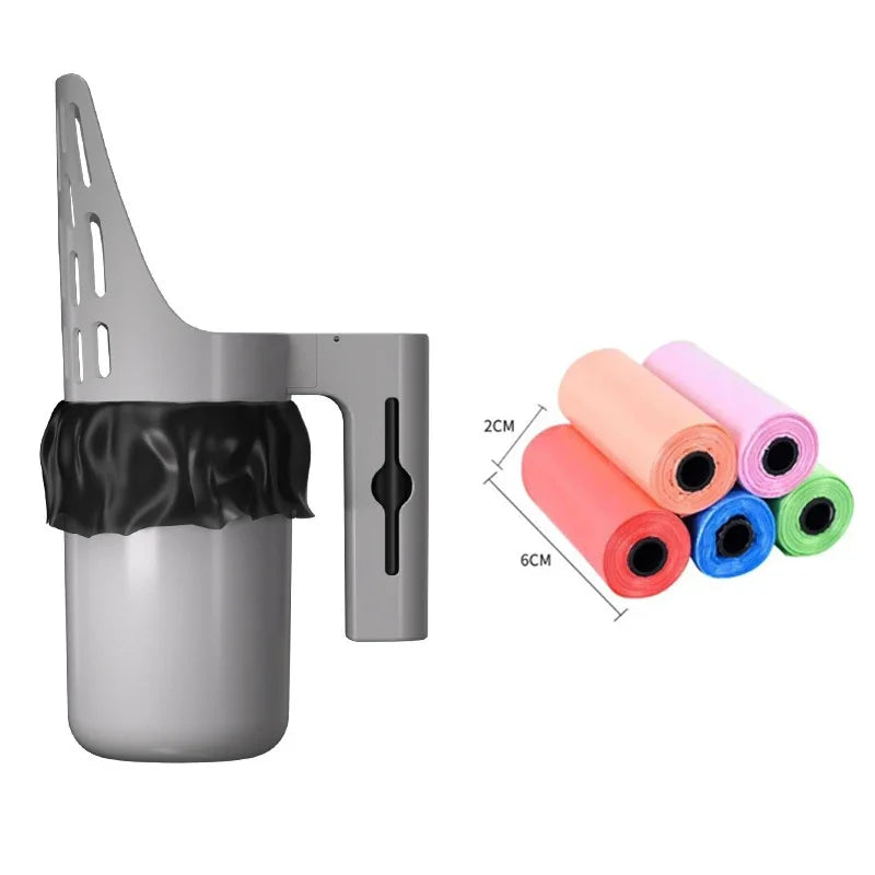 MyPetStop™ CleanScoop Pro 2-in-1 Cat Litter Scoop with Built-In Waste Bag Dispenser